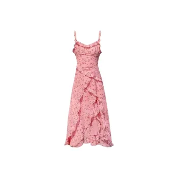 PAIN OR PLEASURE Slip Dresses Women's Pink