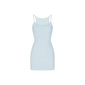 SKIMS COTTON RIB MINI CAMI DRESS Slip Dresses Women's OPAL/Opal