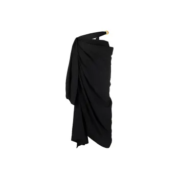Jacquemus Casual Long Skirts Women's Black