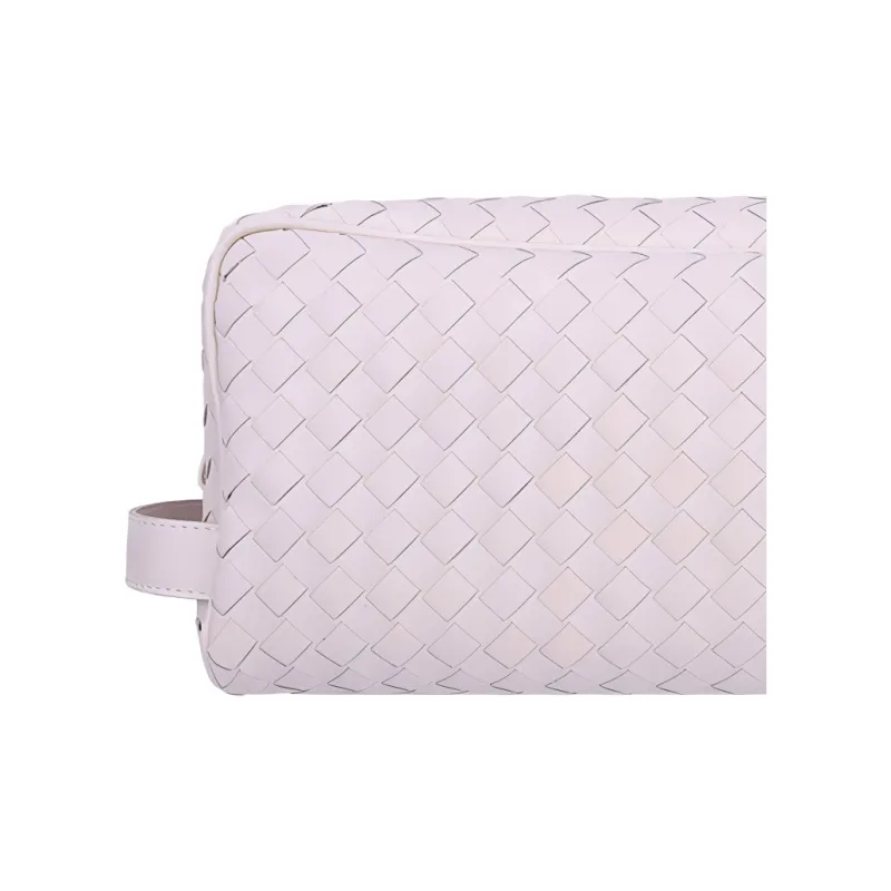 Bottega Veneta Cow Leather Handbag Clutch Regular Men's White-4
