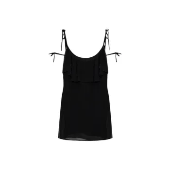 SAINT LAURENT Slip Dress Women's Black