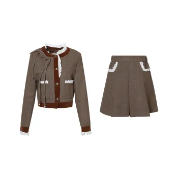 AURORA MUSE Skirt Set Women's Coffee