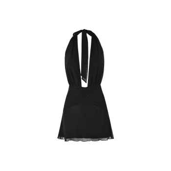 Tiger Mist HALIMA MINI DRESS Slip Dresses Women's Black
