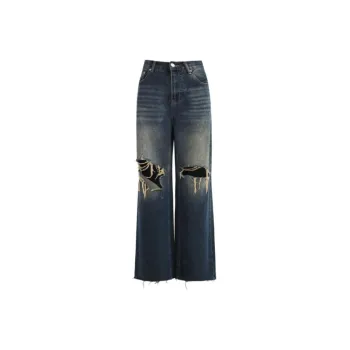 YINLEI Jeans Women's Vintage Blue