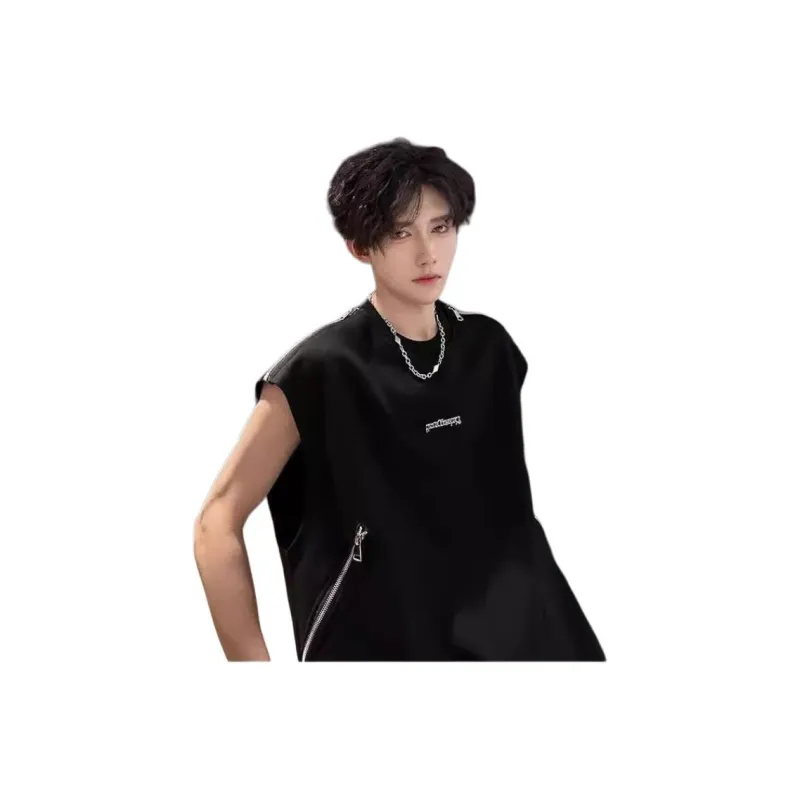 DUATOGE Tank Tops Men Black -4
