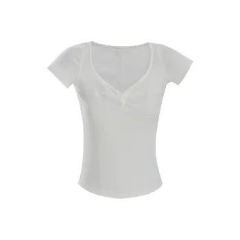 Wen Shan T Shirts Women's Ecru
