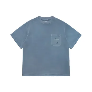 GWDS T Shirts Unisex Washed Blue