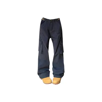 Zomuros Cargo Pants Unisex Navy Blue