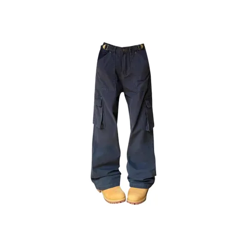 Zomuros Cargo Pants Unisex Navy Blue