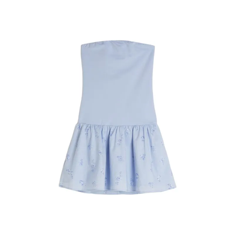 Hollister Sleeveless Dress Women's Blue-0