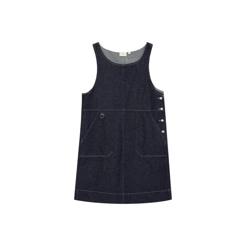 COVERNAT Sleeveless Dress Women's Indigo-0