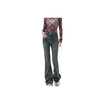 YINLEI Jeans Women's Concrete Gray