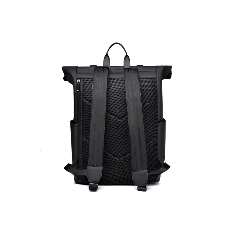 ROBINHOOD Oxford Backpack Regular Men's Black/Gray/Green-2