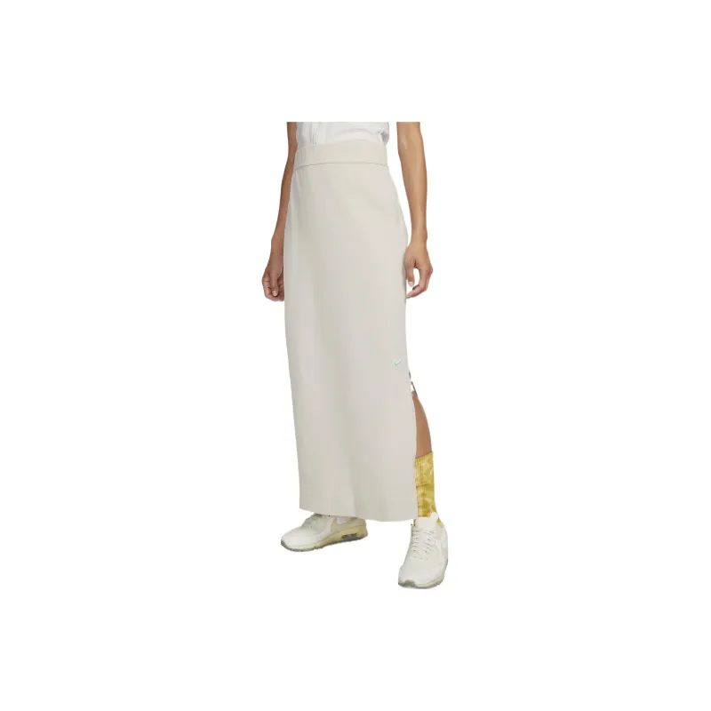 Nike Casual Long Skirts Women's Beige-0