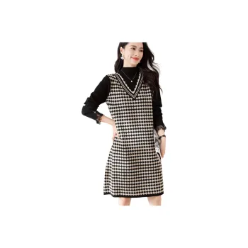 X MOOM Long Sleeved Dress Women's Black