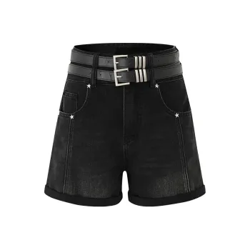 MacyMccoy Denim Shorts Women's Black