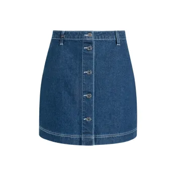 ARMANI EXCHANGE Denim Short Skirts Women's Blue