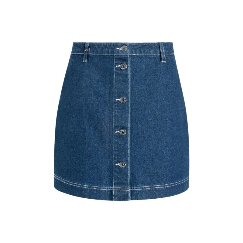ARMANI EXCHANGE Denim Short Skirts Women's Blue-0