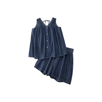 Cypress House Casual Suit Women's Dark Blue