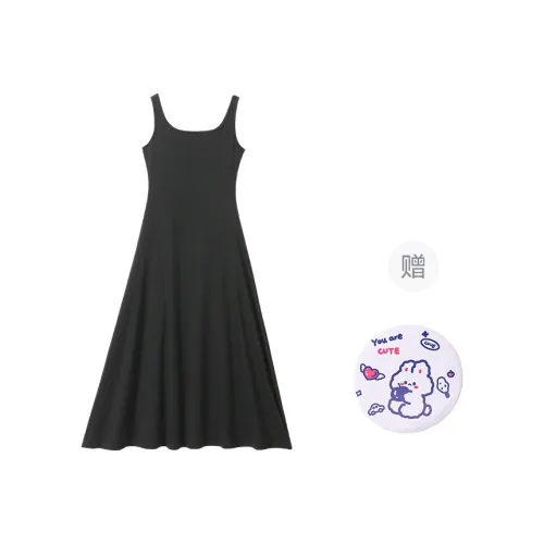 EVPGB Slip Dresses Women's Black
