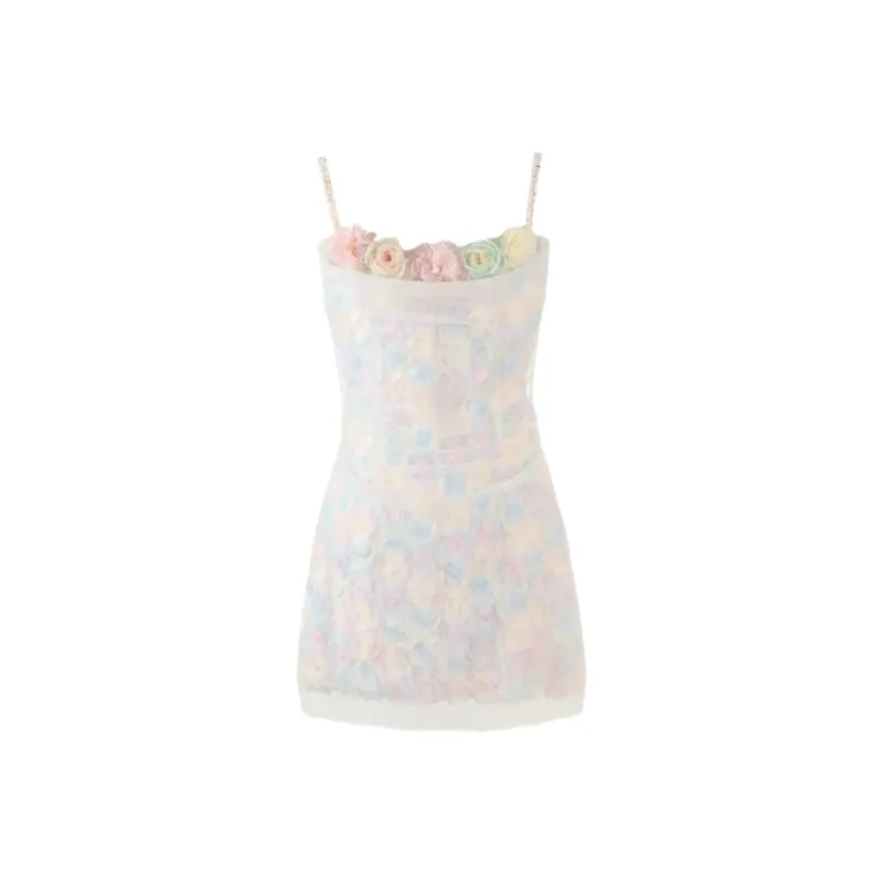 YGPRW Slip Dress Women's Pink Purple-0