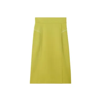 St. John Wool-blend Midi Skirt