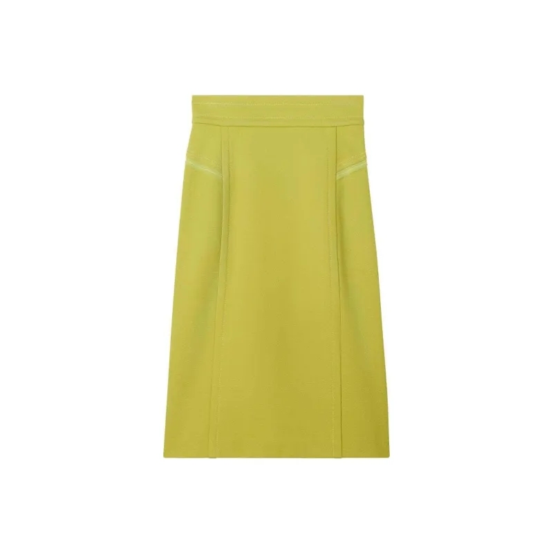 St. John Wool-blend Midi Skirt-0