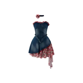 XIAOJUCHUANLI Sleeveless Dress Women's Multicolor