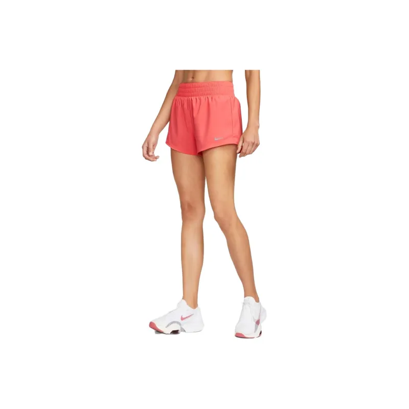 Nike One Women's Dri FIT Mid Rise 3' Brief Lined Shorts-0