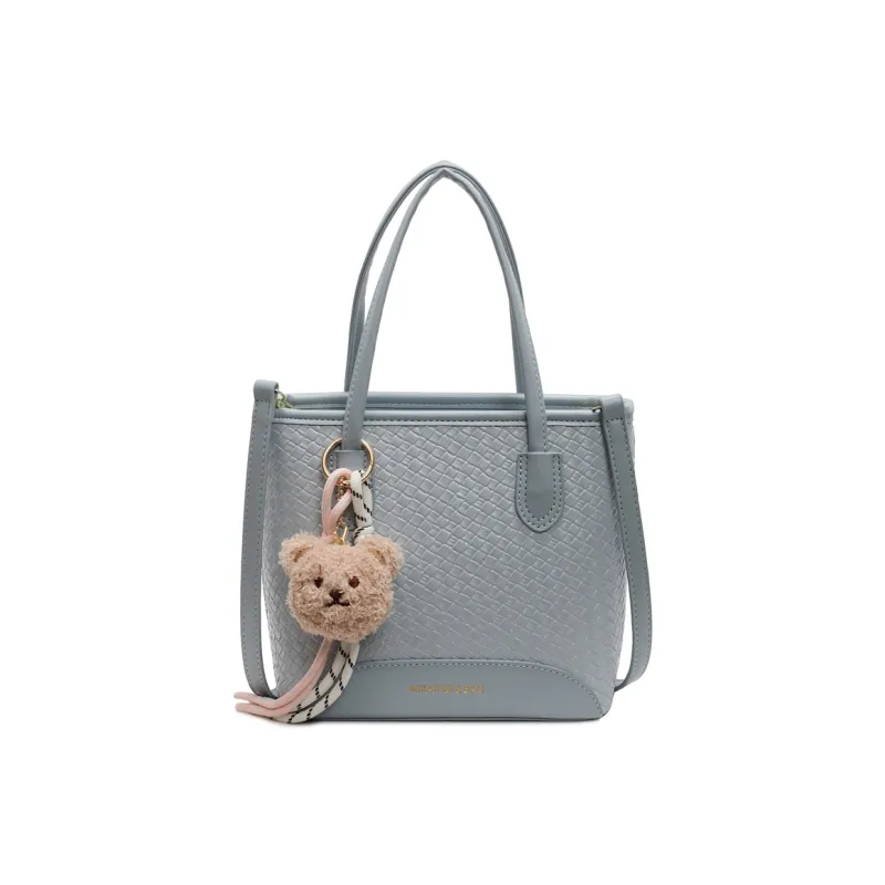 TOUTSEUL YOLO PU Handbag Women's Ecru/Black/Blue/Pink-22