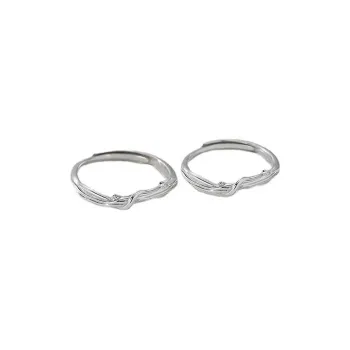 Anxious 999 Fine Silver Rings Unisex