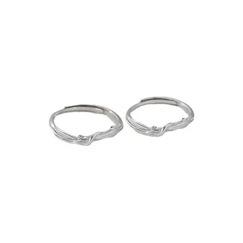 Anxious 999 Fine Silver Rings Unisex