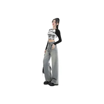 SONGS ALONG Jeans Women's Nostalgic Blue