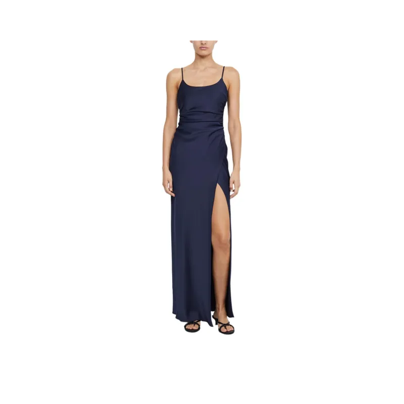 BEC+BRIDGE ETERNITY SCOOP MAXI DRESS Slip Dresses Women's INK/Ink Blue-0