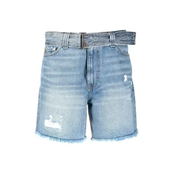 GANNI Denim Shorts Women's Blue
