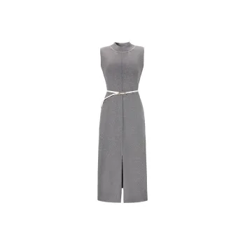 CHICHY CHICHY Size Sister Series Sleeveless Dress Women's Light Gray