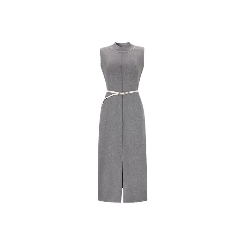 CHICHY CHICHY Size Sister Series Sleeveless Dress Women's Light Gray