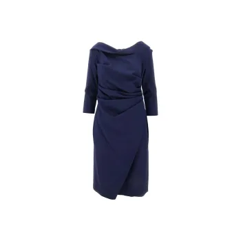 Talbot Runhof Asymmetrical Draped Dress