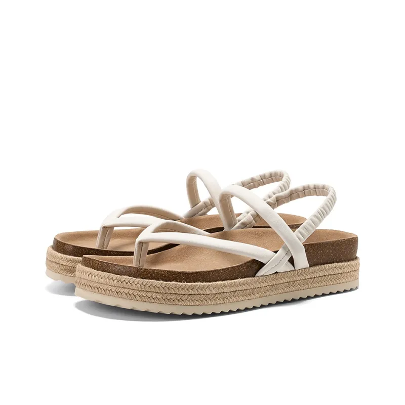GG CC Woven Beach Sandals 4cm Women's-8