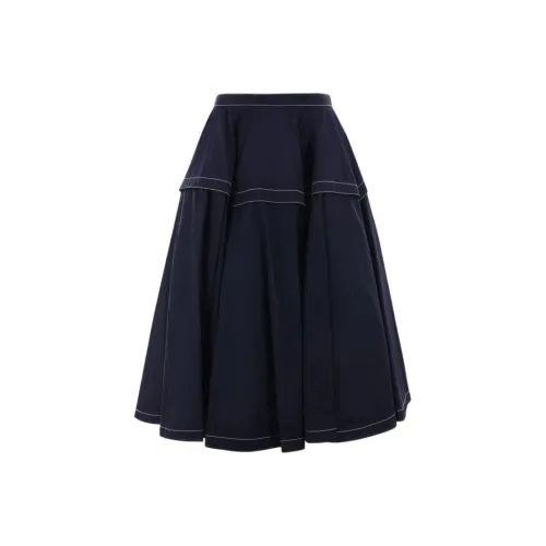 Bottega Veneta Tech A-Line Skirt
