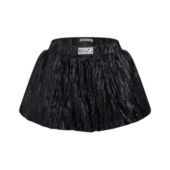 MARDI MERCREDI SS24 Casual Short Skirts Women's Diamond Black