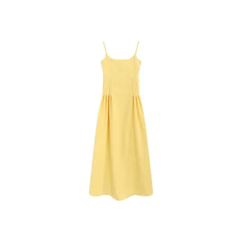 Garbege Slip Dress Women's Yellow