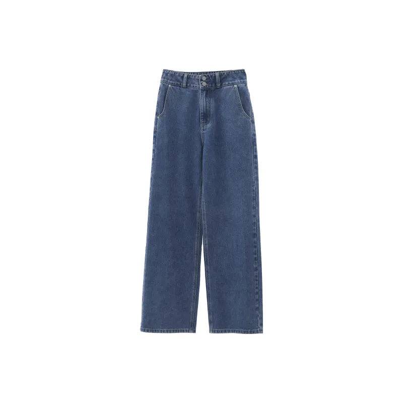 Fstudio Denim Trousers Women's Blue-0