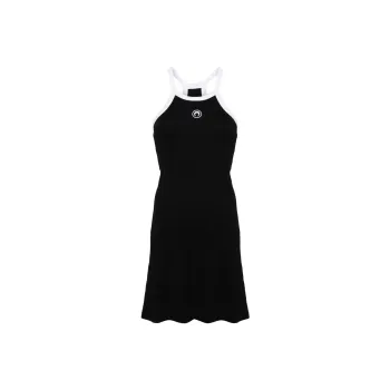 Marine Serre Moon Embroidered Sleeveless Dress