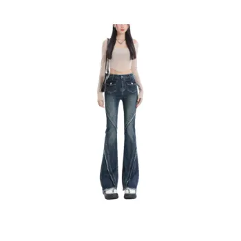 YINLEI Jeans Women's Vintage Blue