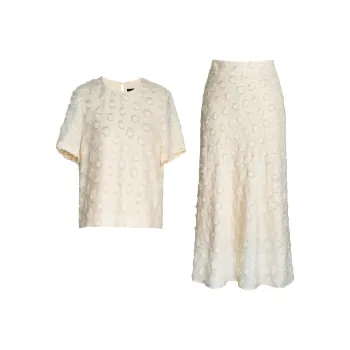ROEYSHOUSE Skirt Set Women's Apricot