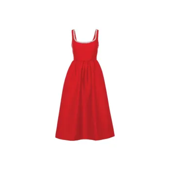 Self portrait Taffeta Diamante Midi Dress