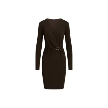 Polo Ralph Lauren Long Sleeved Dress Women's Brown
