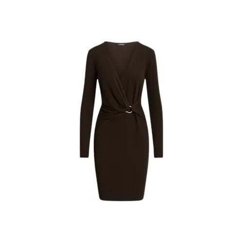 Sportscraft Crowe Polo Long Sleeved Dress Women's Brown