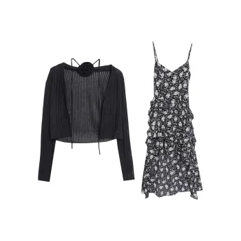 WOWI Two Piece Skirt Sets Women's